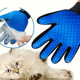 2-In-1 Pet Grooming Gloves Set–Silicone Massage & Hair Removal Gloves for Dogs&Cats,Deshedding Glove Brush for Bathing & Bonding