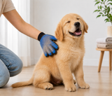 Zunipaw Grooming Glove Set — Less Fur,  Happier Pets. Works for Dogs & Cats.