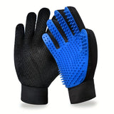 Zunipaw Grooming Glove Set — Less Fur,  Happier Pets. Works for Dogs & Cats.